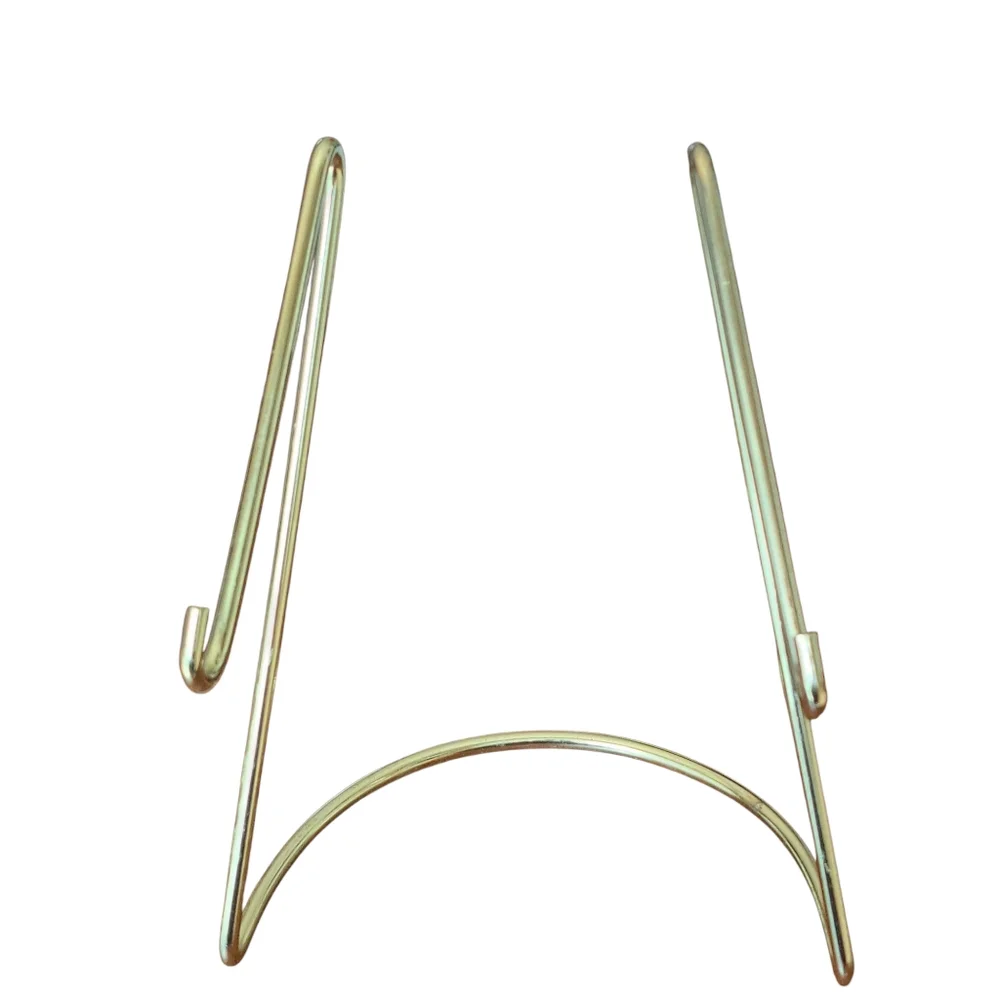 Eyelash Mirror Framed Gold Metal With Stand - Picture 8 of 10